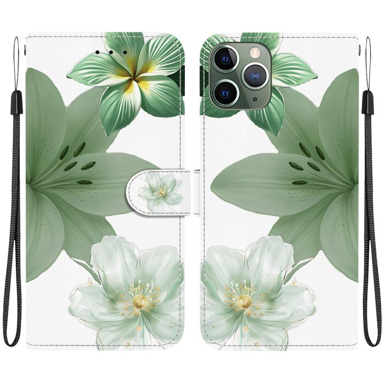 Custodia per telefono in ecopelle con texture cristallina, For iPhone 11, For iPhone 11 Pro