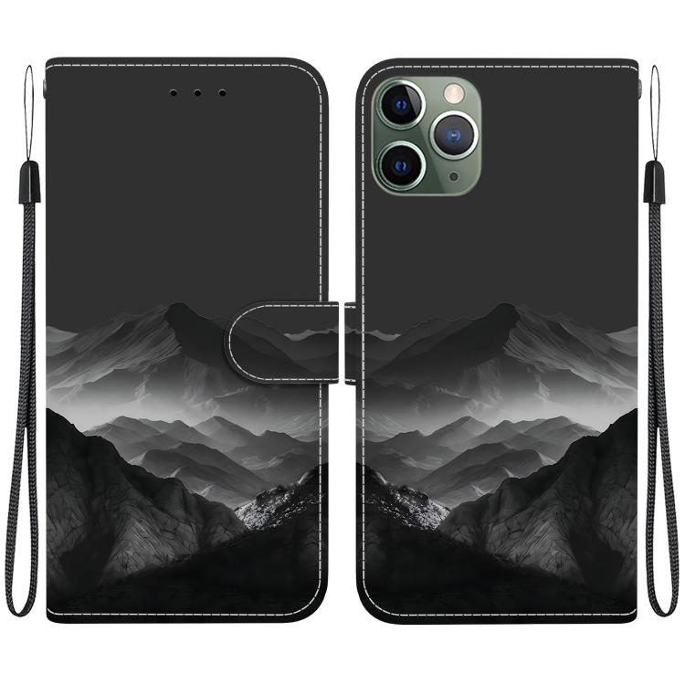 Custodia per telefono in ecopelle con texture cristallina, For iPhone 11, For iPhone 11 Pro