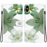 Custodia per telefono in ecopelle con texture cristallina, For iPhone X / XS, For iPhone XR