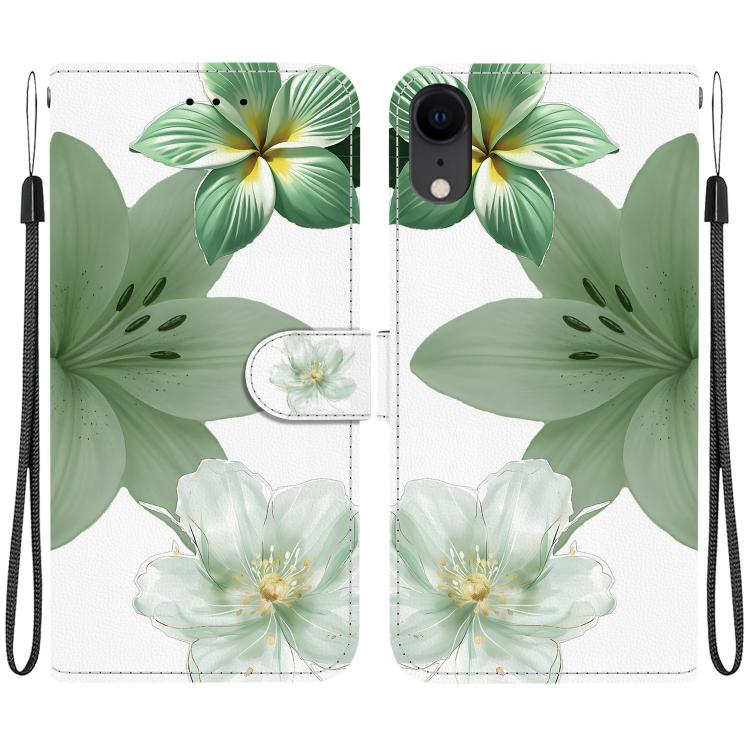 Custodia per telefono in ecopelle con texture cristallina, For iPhone X / XS, For iPhone XR