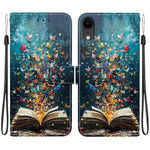 Custodia per telefono in ecopelle con texture cristallina, For iPhone X / XS, For iPhone XR