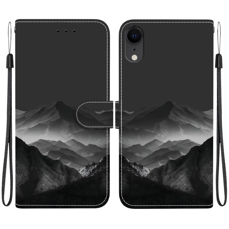 Custodia per telefono in ecopelle con texture cristallina, For iPhone X / XS, For iPhone XR