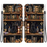 Custodia per telefono in ecopelle con texture cristallina, For iPhone XS Max, For iPhone 8 Plus / 7 Plus