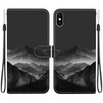 Custodia per telefono in ecopelle con texture cristallina, For iPhone XS Max, For iPhone 8 Plus / 7 Plus