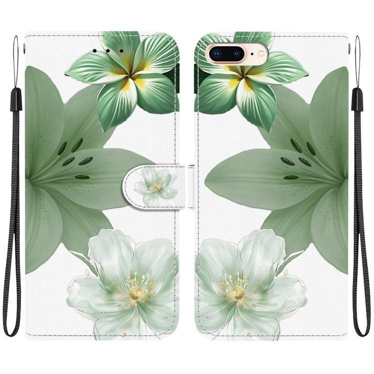 Custodia per telefono in ecopelle con texture cristallina, For iPhone XS Max, For iPhone 8 Plus / 7 Plus