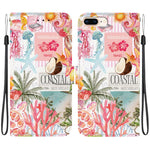Custodia per telefono in ecopelle con texture cristallina, For iPhone XS Max, For iPhone 8 Plus / 7 Plus