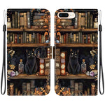 Custodia per telefono in ecopelle con texture cristallina, For iPhone XS Max, For iPhone 8 Plus / 7 Plus