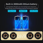 Altoparlante Bluetooth W8C in legno con subwoofer