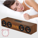 Altoparlante Bluetooth W8C in legno con subwoofer