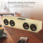 Altoparlante Bluetooth W8C in legno con subwoofer