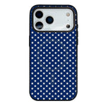 Custodia per telefono ibrida in PC e TPU con doppia chiusura magnetica e motivo a croce stellare., For iPhone 17 Pro Max, For iPhone 17 Pro, For iPhone 17, For iPhone Air