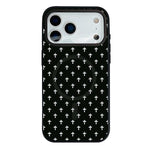Custodia per telefono ibrida in PC e TPU con doppia chiusura magnetica e motivo a croce stellare., For iPhone 17 Pro Max, For iPhone 17 Pro, For iPhone 17, For iPhone Air