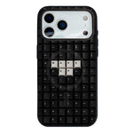 Custodia per telefono ibrida in PC e TPU con doppia chiusura magnetica e motivo a croce stellare., For iPhone 17 Pro Max, For iPhone 17 Pro, For iPhone 17, For iPhone Air