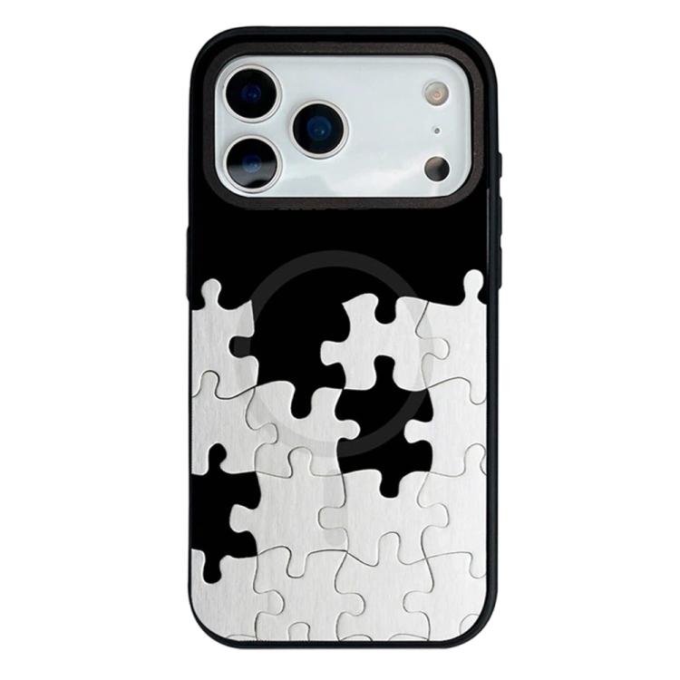 Custodia per telefono ibrida in PC e TPU con doppia chiusura magnetica e motivo a croce stellare., For iPhone 17 Pro Max, For iPhone 17 Pro, For iPhone 17, For iPhone Air