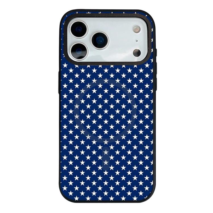 Custodia per telefono ibrida in PC e TPU con doppia chiusura magnetica e motivo a croce stellare., For iPhone 17 Pro Max, For iPhone 17 Pro, For iPhone 17, For iPhone Air