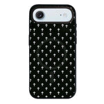 Custodia per telefono ibrida in PC e TPU con doppia chiusura magnetica e motivo a croce stellare., For iPhone 17 Pro Max, For iPhone 17 Pro, For iPhone 17, For iPhone Air