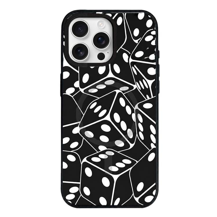 Custodia per telefono ibrida in PC e TPU con doppia chiusura magnetica e motivo a croce stellare., For iPhone 16 Pro Max, For iPhone 16 Pro, For iPhone 16 Plus, For iPhone 16