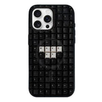 Custodia per telefono ibrida in PC e TPU con doppia chiusura magnetica e motivo a croce stellare., For iPhone 16 Pro Max, For iPhone 16 Pro, For iPhone 16 Plus, For iPhone 16