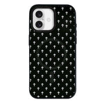 Custodia per telefono ibrida in PC e TPU con doppia chiusura magnetica e motivo a croce stellare., For iPhone 16 Pro Max, For iPhone 16 Pro, For iPhone 16 Plus, For iPhone 16