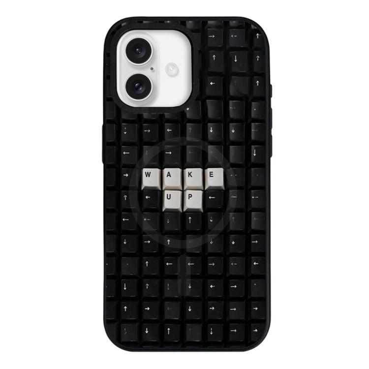 Custodia per telefono ibrida in PC e TPU con doppia chiusura magnetica e motivo a croce stellare., For iPhone 16 Pro Max, For iPhone 16 Pro, For iPhone 16 Plus, For iPhone 16