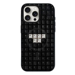 Custodia per telefono ibrida in PC e TPU con doppia chiusura magnetica e motivo a croce stellare., For iPhone 15 Pro Max, For iPhone 15 Pro, For iPhone 15 Plus, For iPhone 15