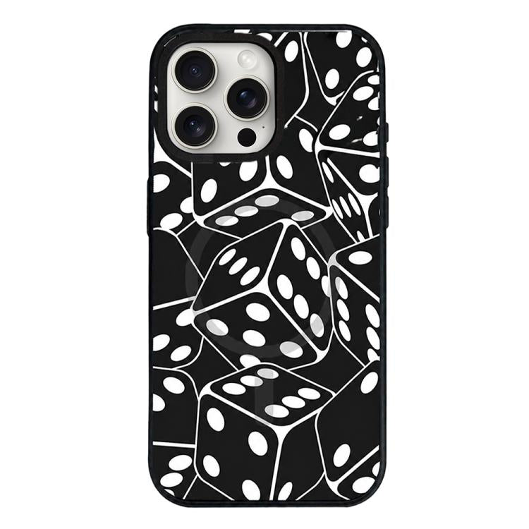 Custodia per telefono ibrida in PC e TPU con doppia chiusura magnetica e motivo a croce stellare., For iPhone 15 Pro Max, For iPhone 15 Pro, For iPhone 15 Plus, For iPhone 15