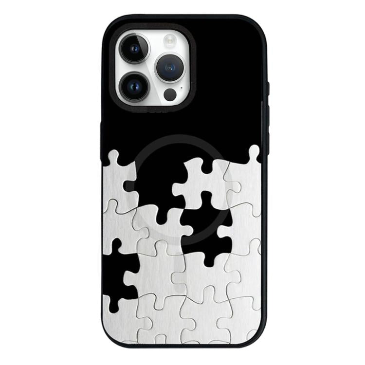 Custodia per telefono ibrida in PC e TPU con doppia chiusura magnetica e motivo a croce stellare., For iPhone 14 Plus, For iPhone 14, For iPhone 14 Pro, For iPhone 14 Pro Max