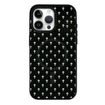 Custodia per telefono ibrida in PC e TPU con doppia chiusura magnetica e motivo a croce stellare., For iPhone 14 Plus, For iPhone 14, For iPhone 14 Pro, For iPhone 14 Pro Max