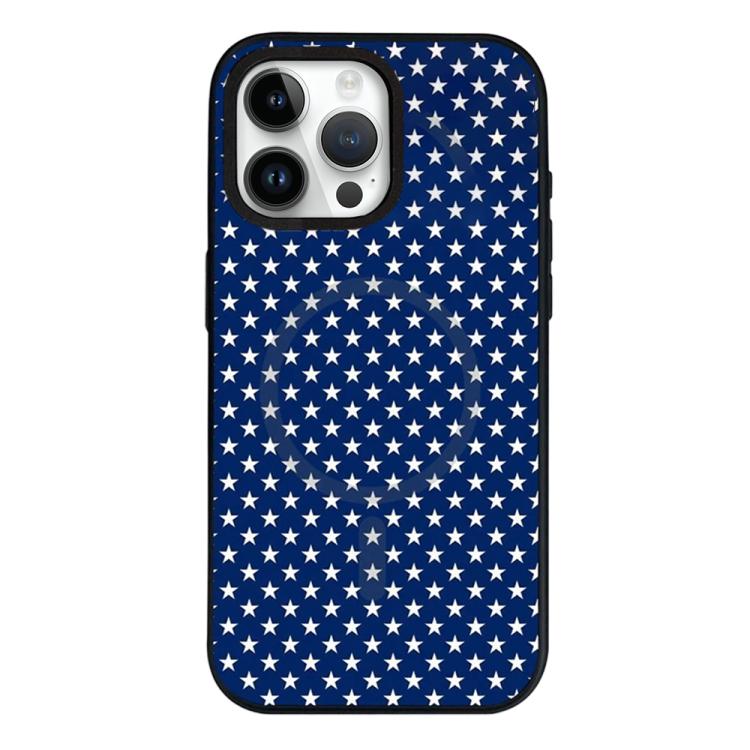 Custodia per telefono ibrida in PC e TPU con doppia chiusura magnetica e motivo a croce stellare., For iPhone 12 Pro Max, For iPhone 12 Pro, For iPhone 11