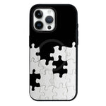 Custodia per telefono ibrida in PC e TPU con doppia chiusura magnetica e motivo a croce stellare., For iPhone 12 Pro Max, For iPhone 12 Pro, For iPhone 11