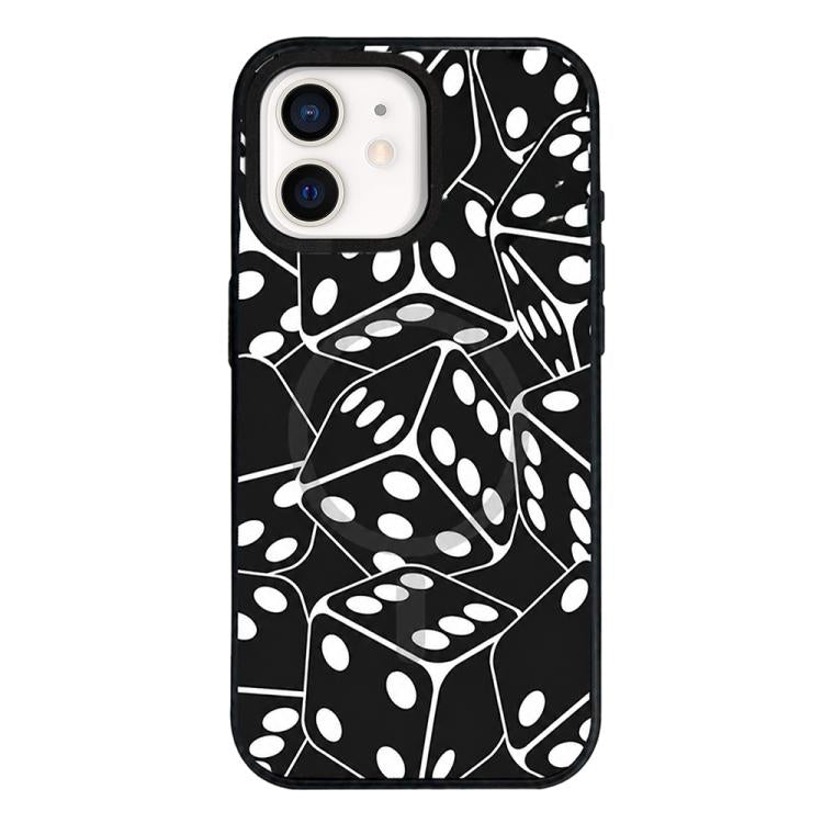 Custodia per telefono ibrida in PC e TPU con doppia chiusura magnetica e motivo a croce stellare., For iPhone 12 Pro Max, For iPhone 12 Pro, For iPhone 11