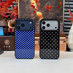 Custodia per telefono ibrida in PC e TPU con doppia chiusura magnetica e motivo a croce stellare., For iPhone 17 Pro Max, For iPhone 17 Pro, For iPhone 17, For iPhone Air