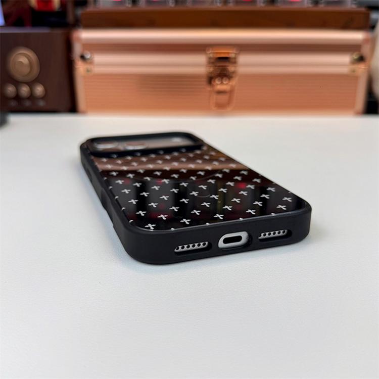 Custodia per telefono ibrida in PC e TPU con doppia chiusura magnetica e motivo a croce stellare., For iPhone 17 Pro Max, For iPhone 17 Pro, For iPhone 17, For iPhone Air