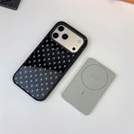 Custodia per telefono ibrida in PC e TPU con doppia chiusura magnetica e motivo a croce stellare., For iPhone 17 Pro Max, For iPhone 17 Pro, For iPhone 17, For iPhone Air