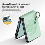 Custodia per telefono con anello pieghevole e cordino della serie LUVY di DUX DUCIS., For Galaxy Z Flip8 5G