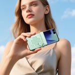 Custodia per telefono con anello pieghevole e cordino della serie LUVY di DUX DUCIS., For Galaxy Z Flip8 5G