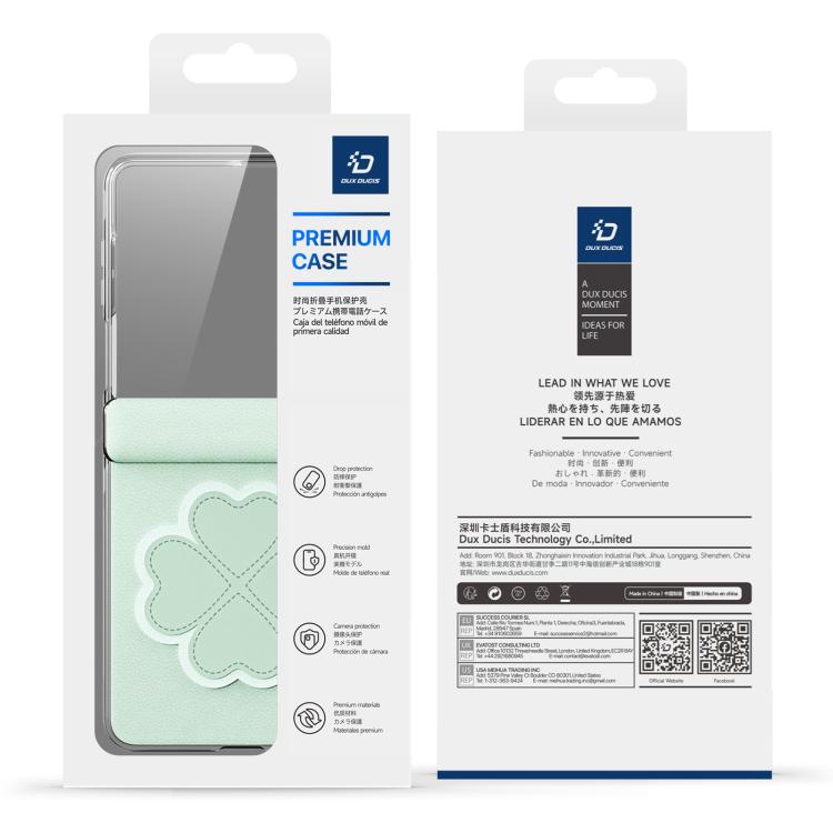 Custodia per telefono con anello pieghevole e cordino della serie LUVY di DUX DUCIS., For Galaxy Z Flip8 5G