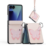 Custodia per telefono con anello pieghevole e cordino della serie LUVY di DUX DUCIS., For Galaxy Z Flip8 5G