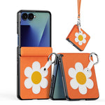 Custodia per telefono con anello pieghevole e cordino della serie LUVY di DUX DUCIS., For Galaxy Z Flip8 5G
