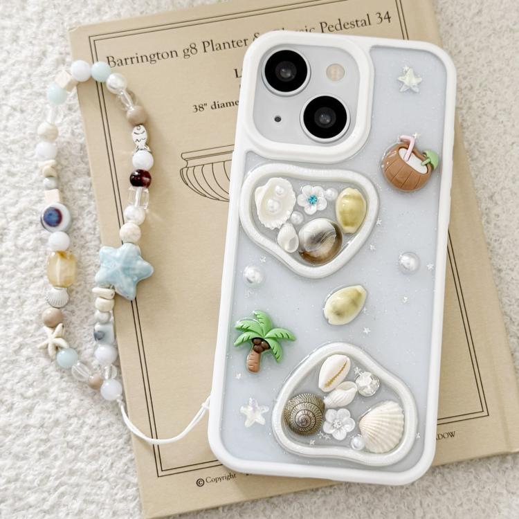 Custodia in resina epossidica per iPhone 17 Pro Max con catenella