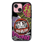 Custodia Daruma ibrida in PC e TPU con magnete per iPhone 15 Pro Max