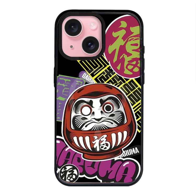 Custodia Daruma ibrida in PC e TPU con magnete per iPhone 15 Pro Max