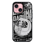 Custodia Daruma ibrida in PC e TPU con magnete per iPhone 15 Pro Max