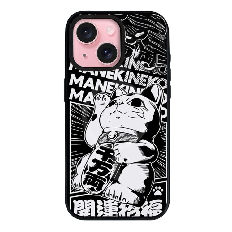 Custodia Daruma ibrida in PC e TPU con magnete per iPhone 15 Pro Max