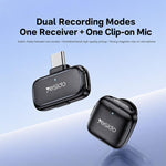 Yesido KR26 Standard Noise Reduction Wireless Lavalier Microphone with 8 Pin Receiver