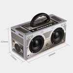 Altoparlante Bluetooth portatile W9 in legno