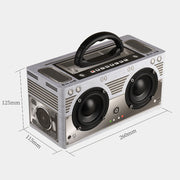 Altoparlante Bluetooth portatile W9 in legno