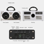 Altoparlante Bluetooth portatile W9 in legno