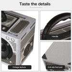 Altoparlante Bluetooth portatile W9 in legno