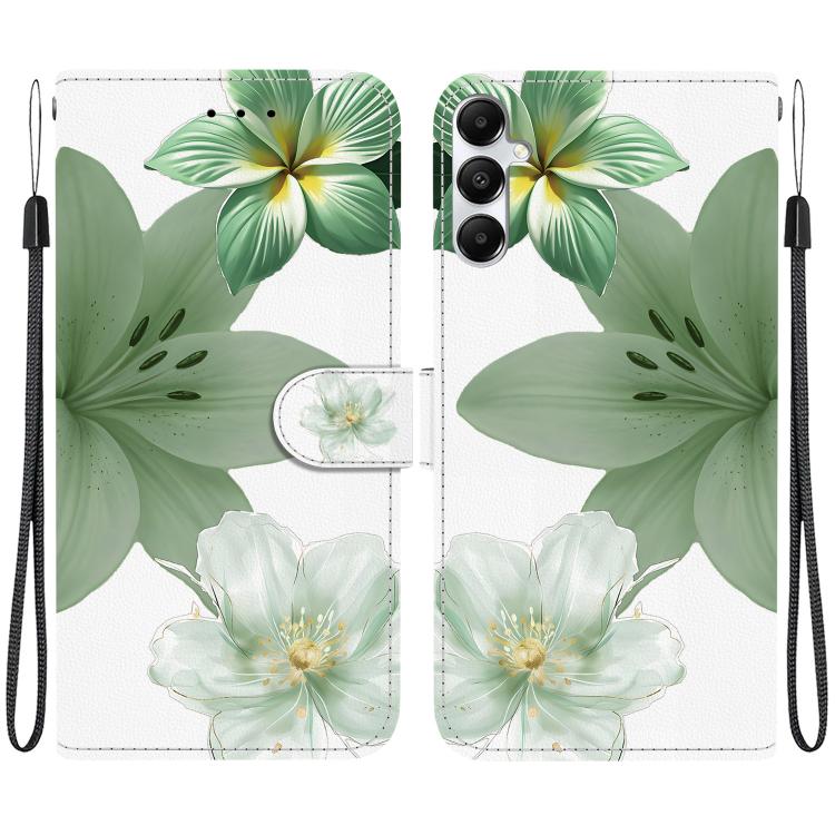 Custodia per telefono in ecopelle con texture cristallina, For Galaxy A05s, For Galaxy A25 5G